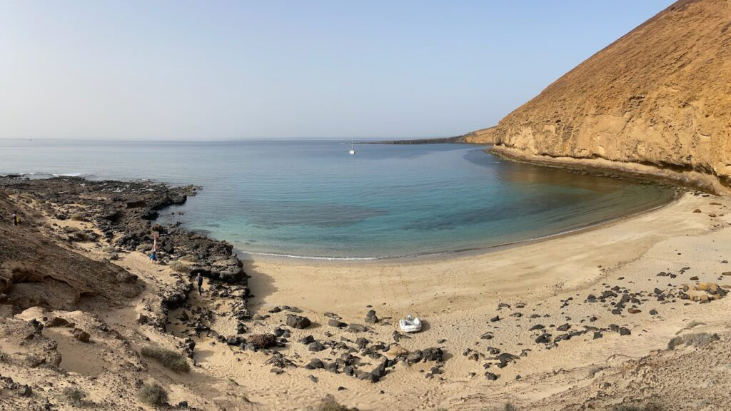 Playa de la Cocina na ostrově La Graciosa